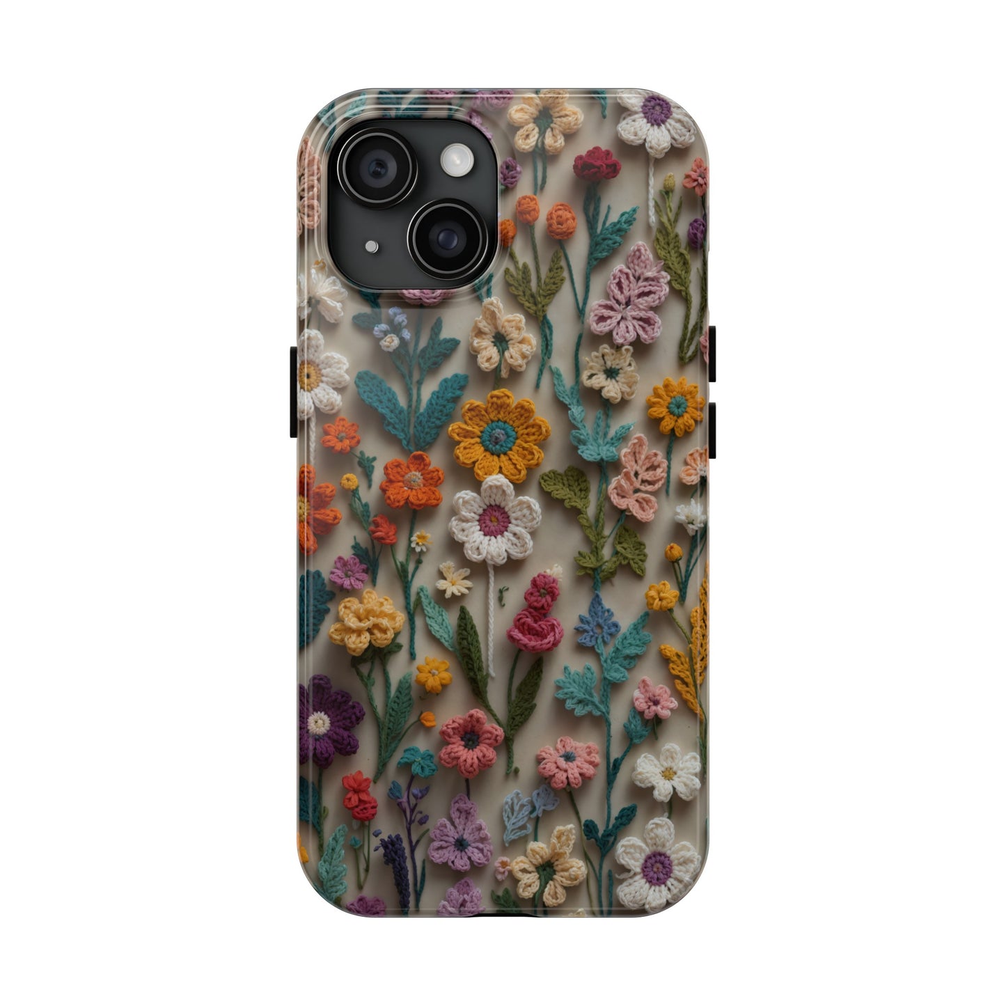 Crochet Flowers iPhone Case, Crocheter Gift