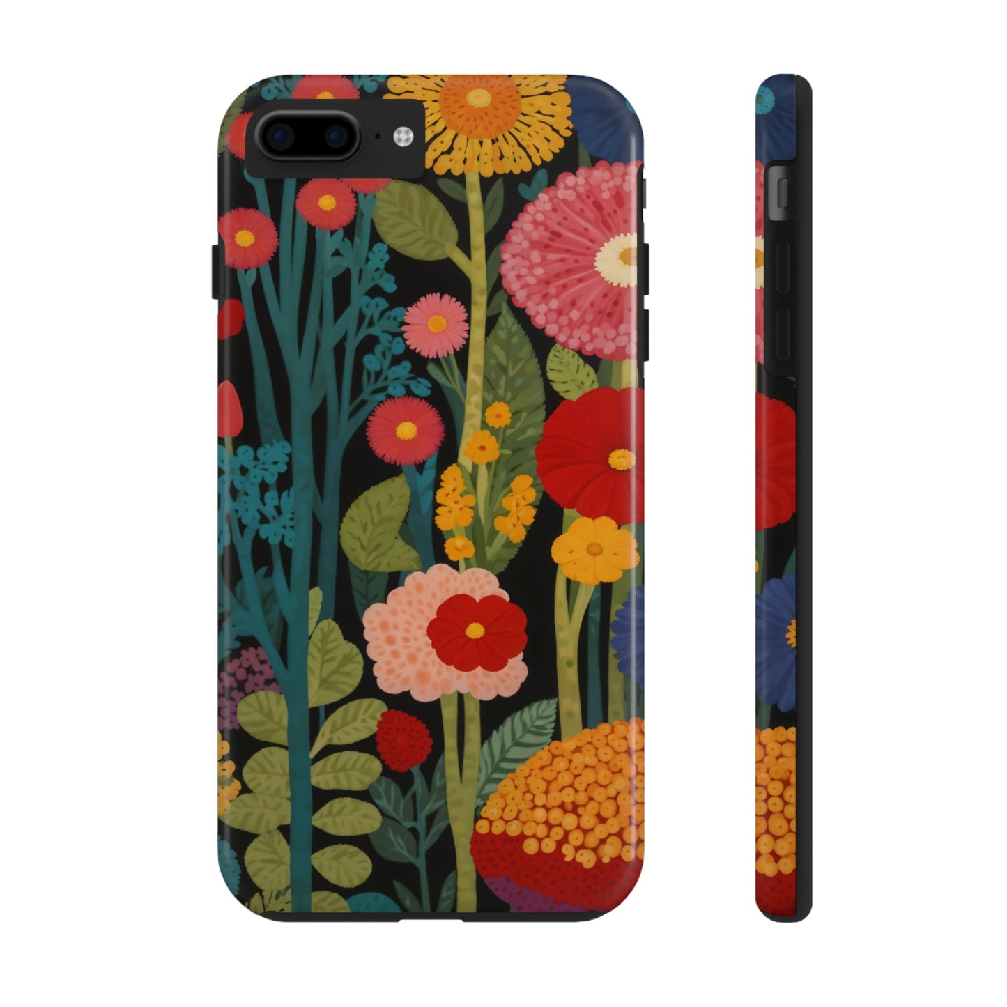 Colorful Flowers Tough iPhone Case