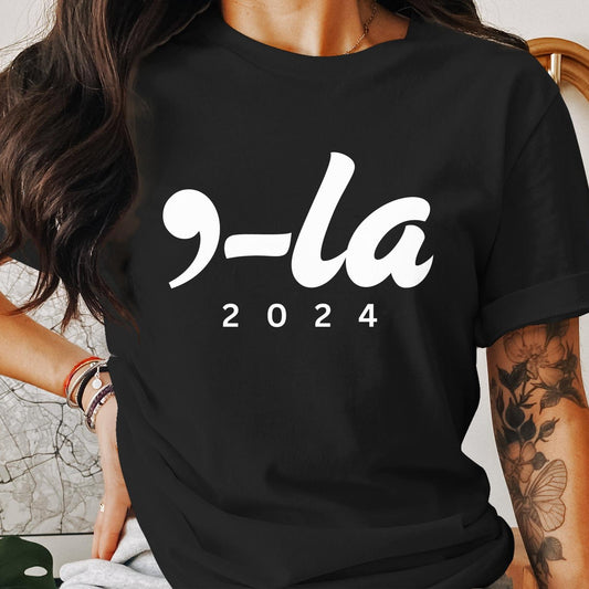 Comma La T-Shirt, Vote Kamala Harris For President 2024 Shirt Unisex