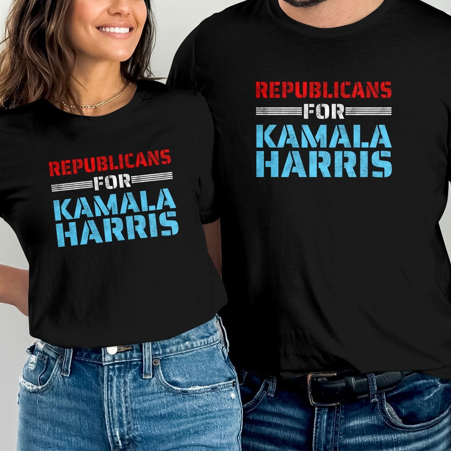 Republicans For Harris T-Shirt Vote Madam President Kamala Harris 2024