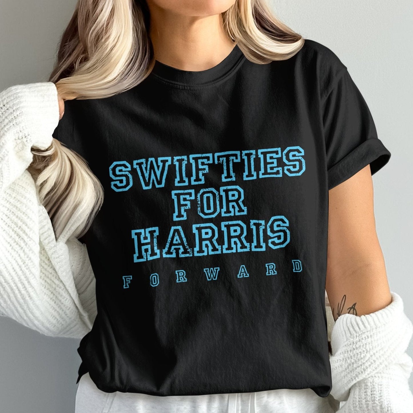 Swifties For Harris Tshirt, Vote Kamala Harris and Tim Walz 2024, Kamala For The People Democrat Shirt. 
Taylor Swift endorsed Vice President Kamala Harris' presidential candidacy. Show support as a Swiftie, this presidential election cycle with this tee.