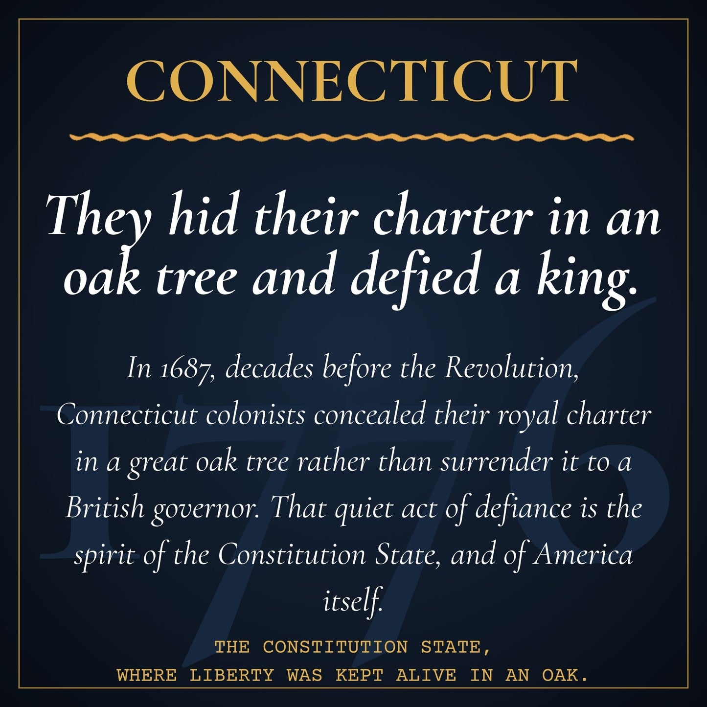 Connecticut 250th Anniversary Canvas
