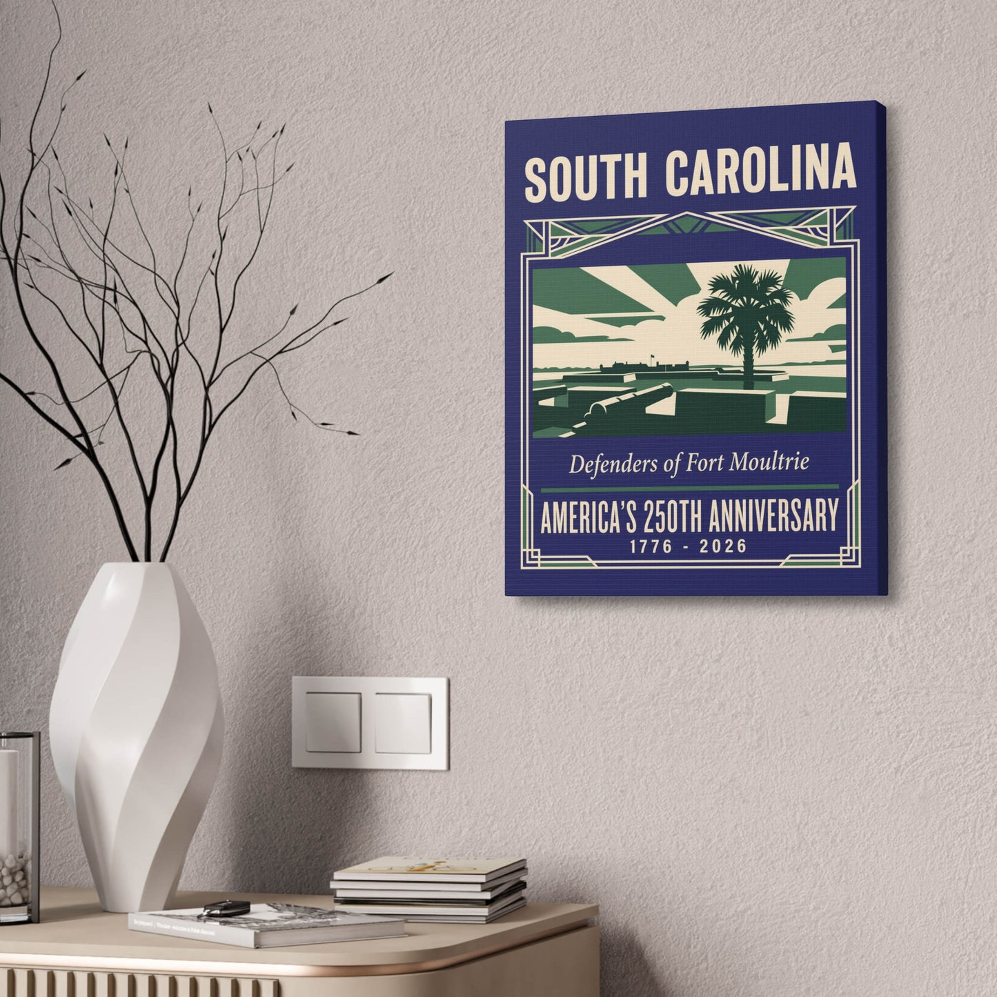South Carolina 250th Anniversary Canvas