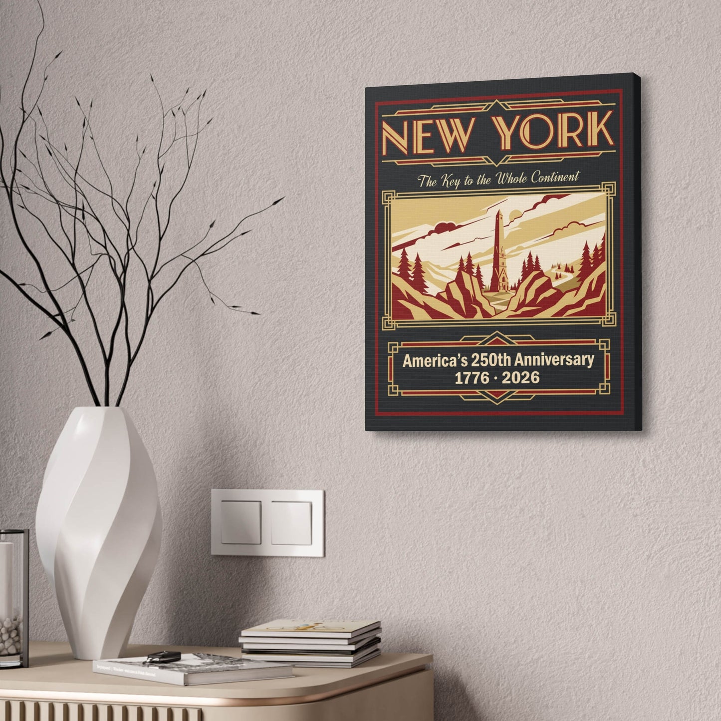 New York 250th Anniversary Canvas