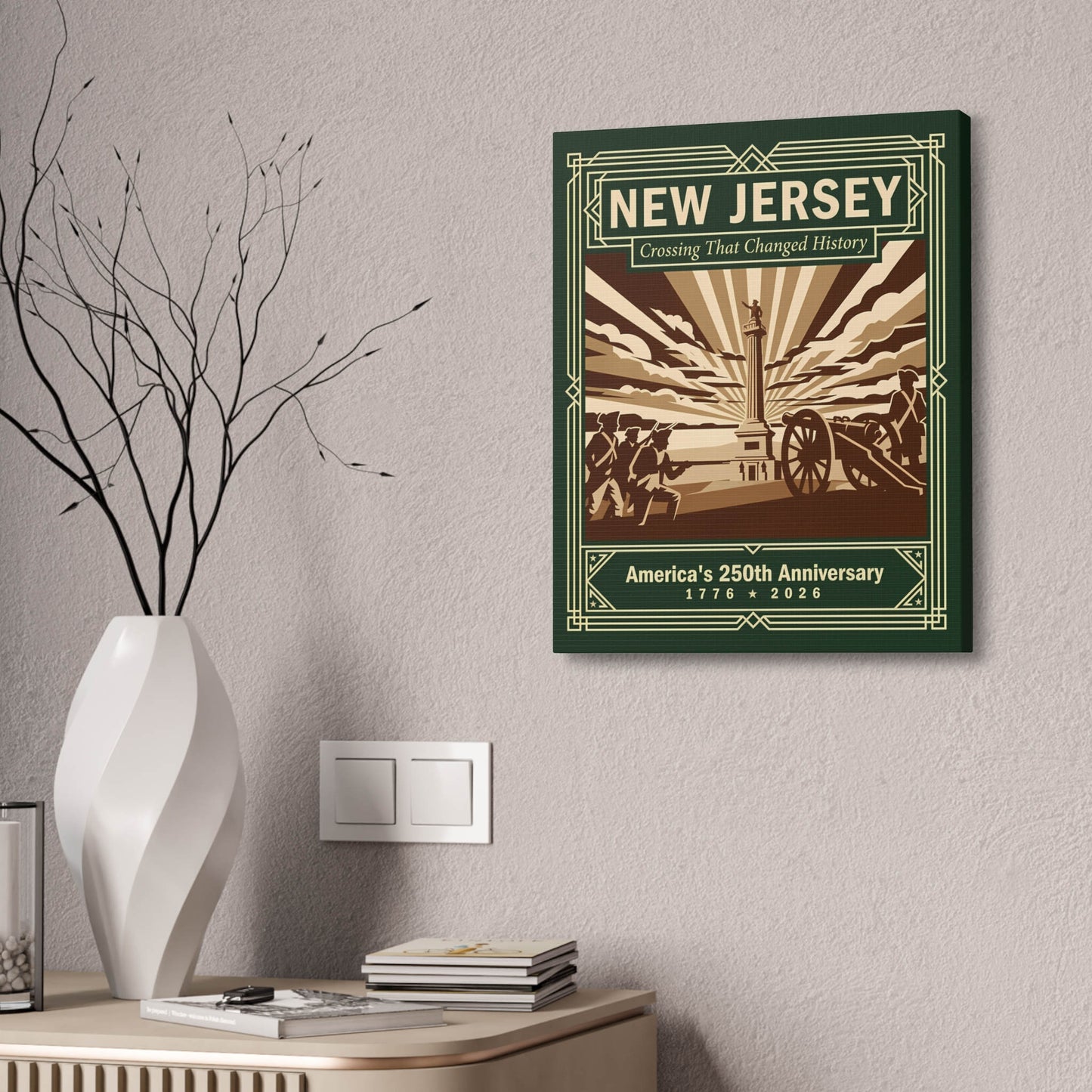 New Jersey 250th Anniversary Canvas