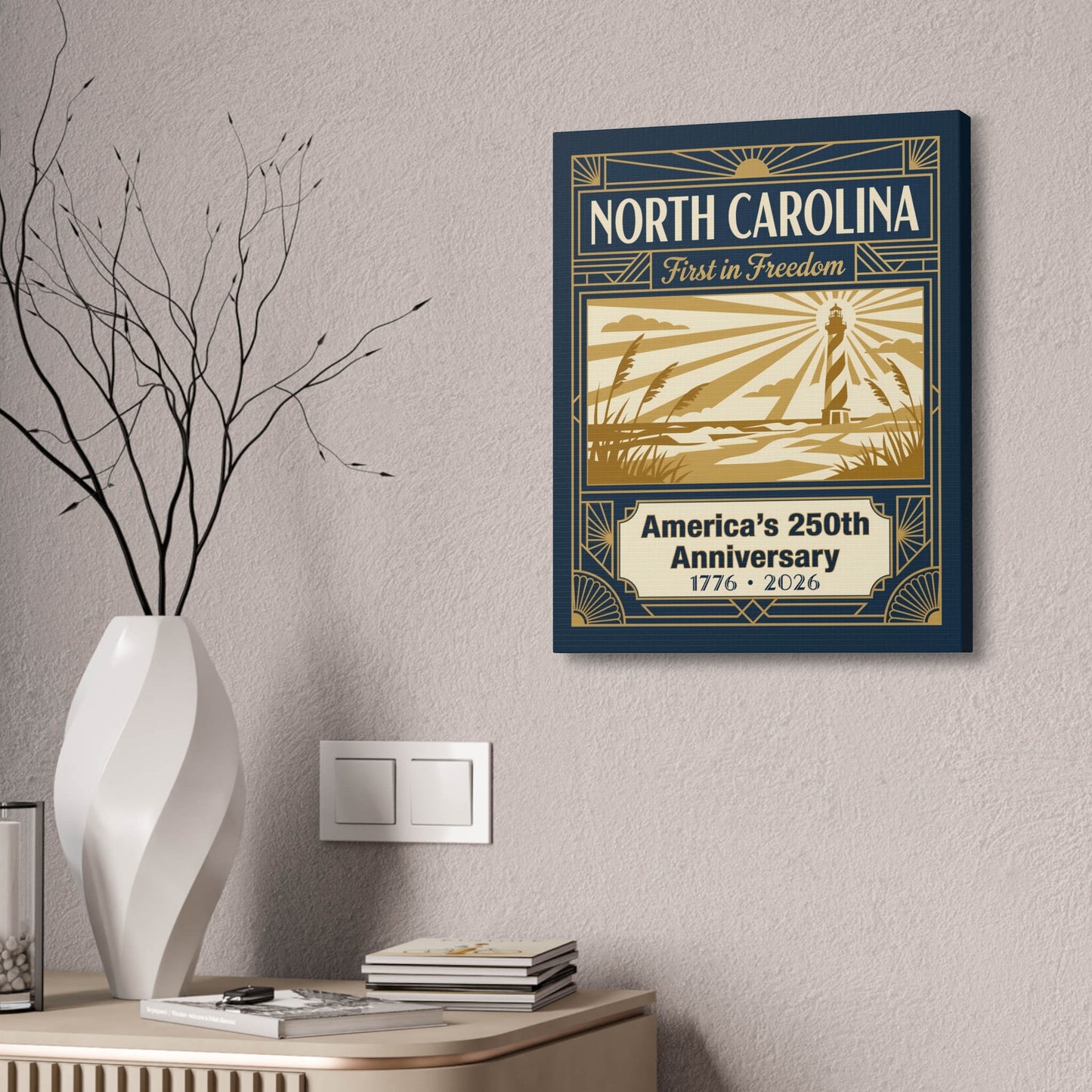 North Carolina 250th Anniversary Canvas