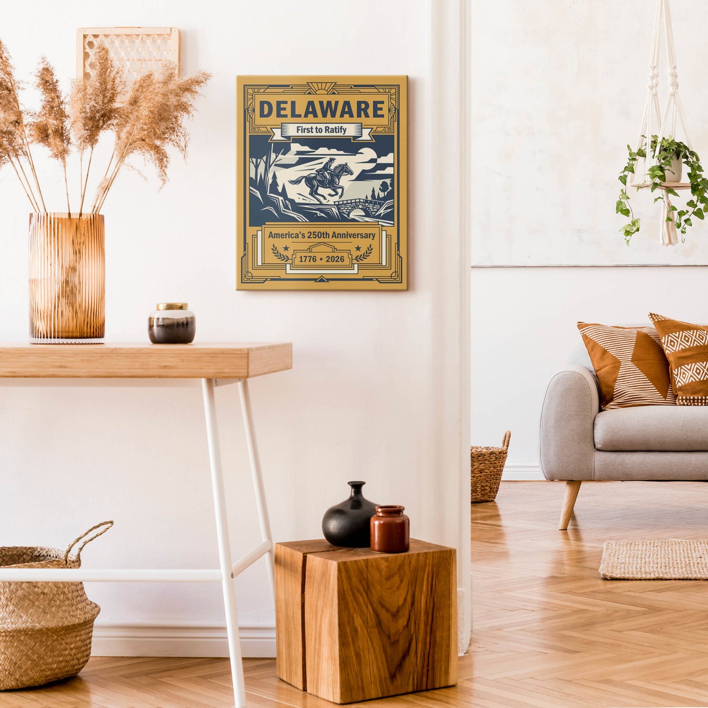 Delaware 250th Anniversary Canvas