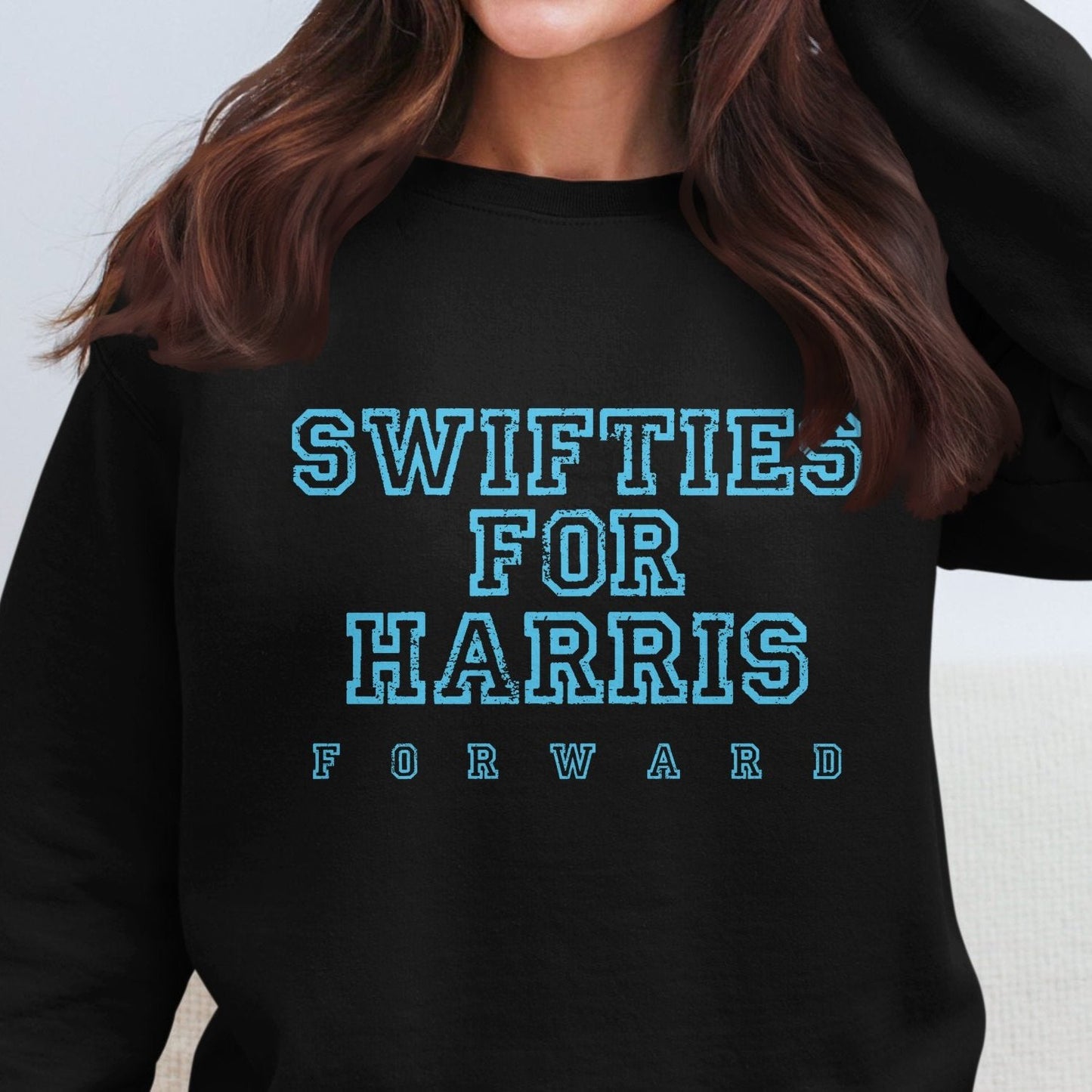 Swifties For Harris Sweatshirt Taylor Swift For Kamala Harris Tim Walz 2024 For President Election Campaign Unisex Crewneck