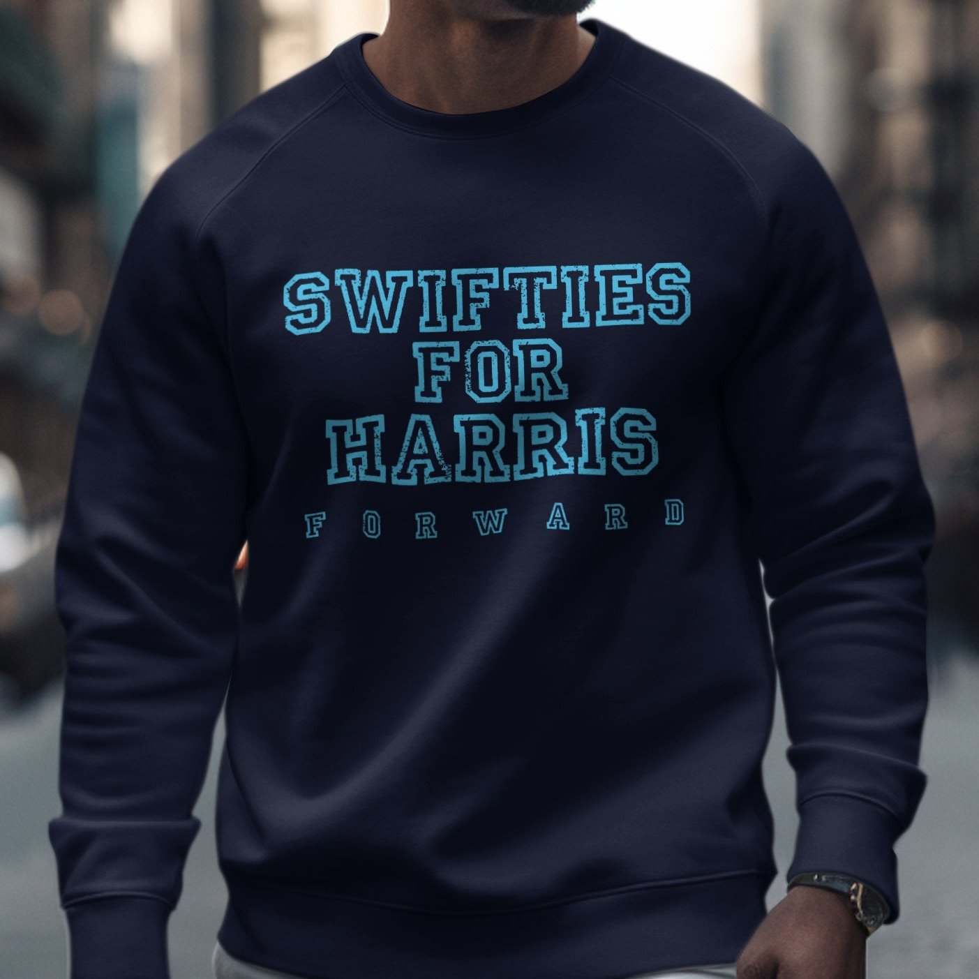 Swifties For Harris Sweatshirt Taylor Swift For Kamala Harris Tim Walz 2024 For President Election Campaign Unisex Crewneck