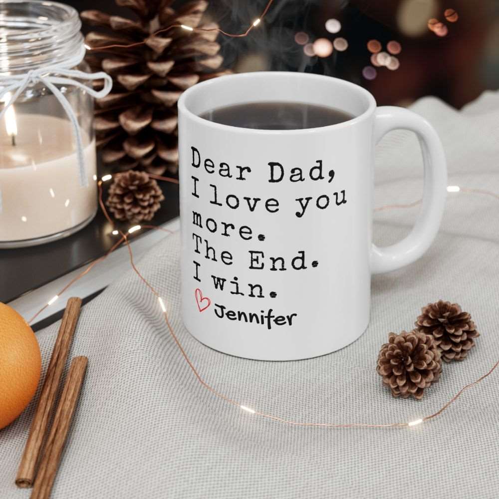 Personalized Dad Mug - Gift for Dad from Son/Daughter. 11oz