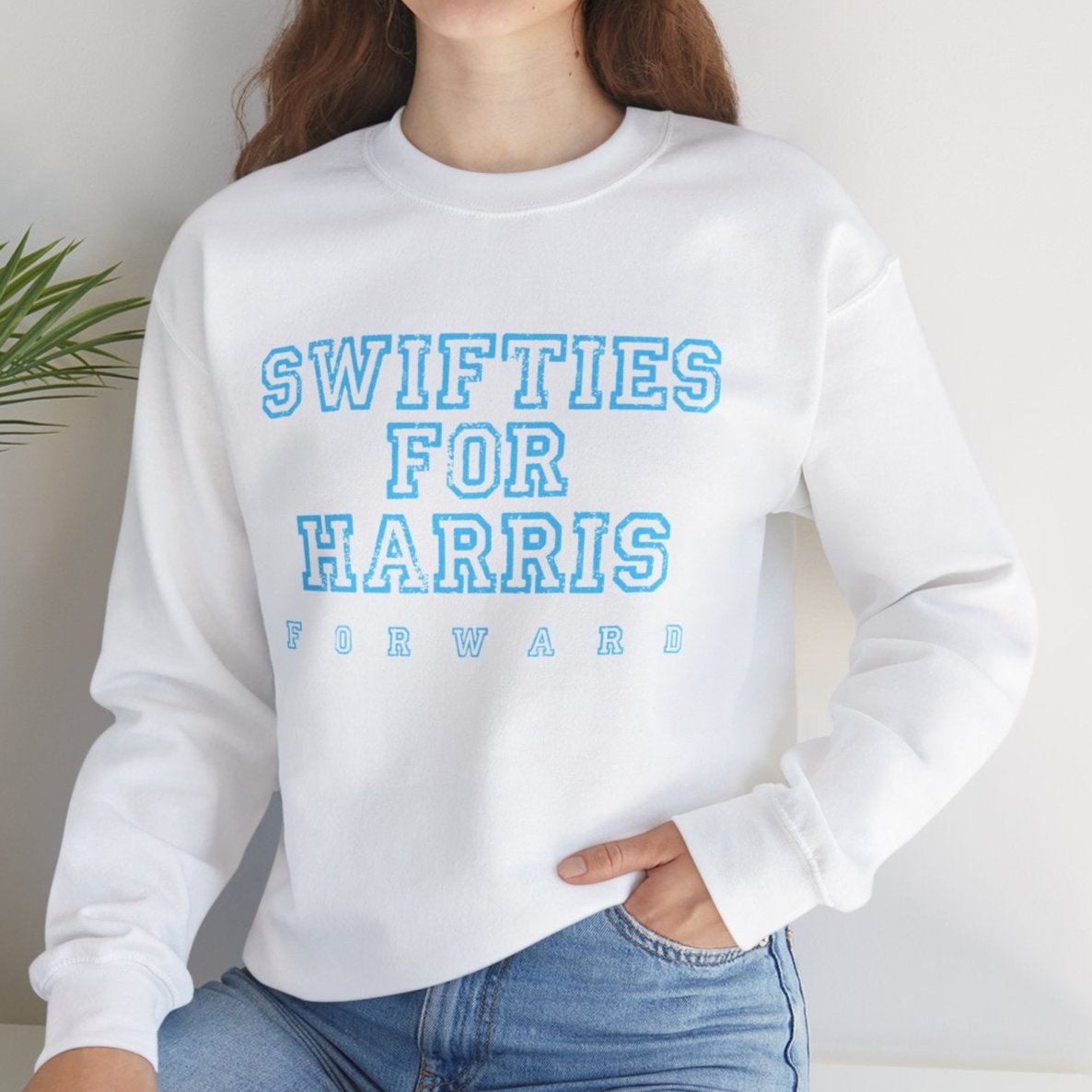 Swifties For Harris Sweatshirt Taylor Swift For Kamala Harris Tim Walz 2024 For President Election Campaign Unisex Crewneck