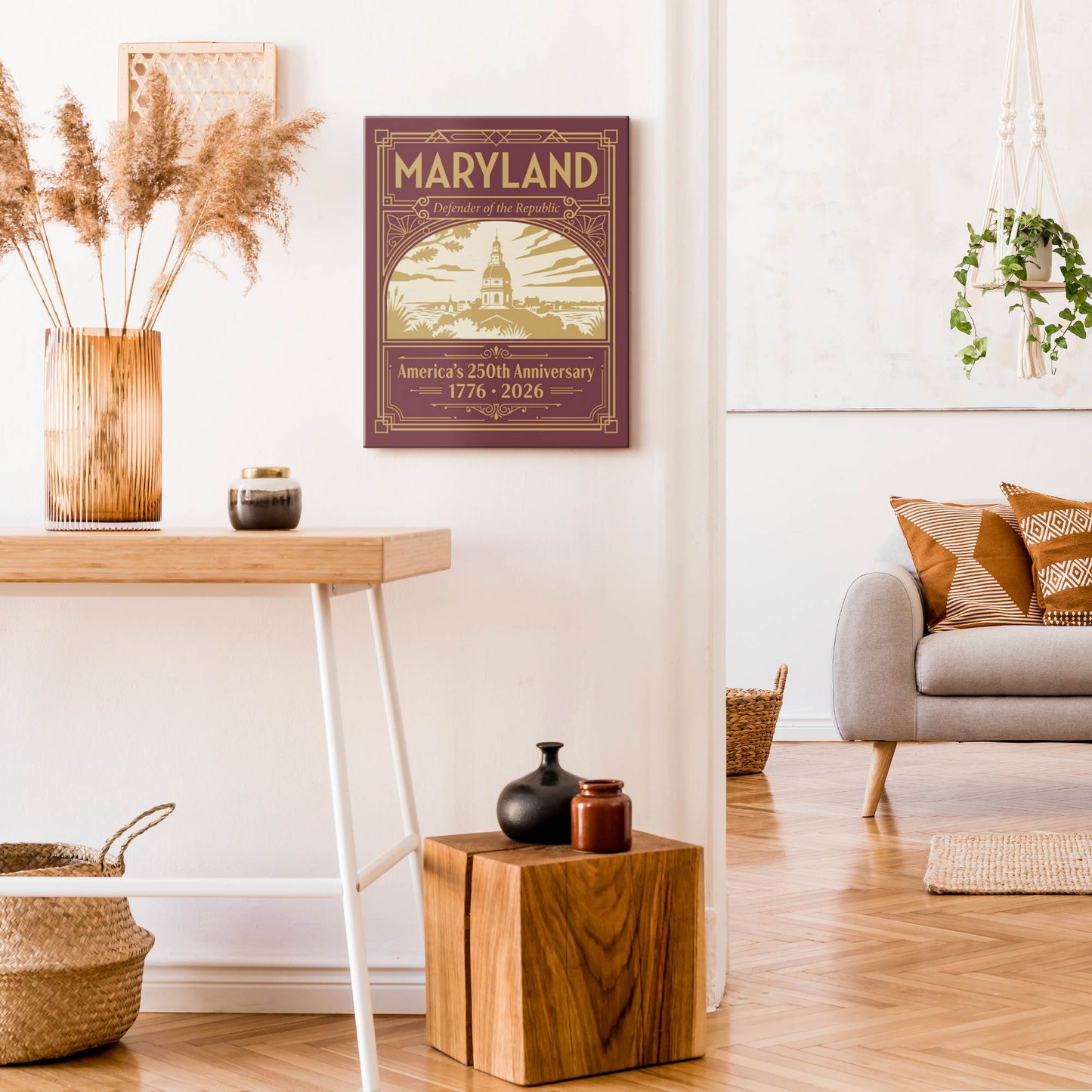 Maryland 250th Anniversary Canvas