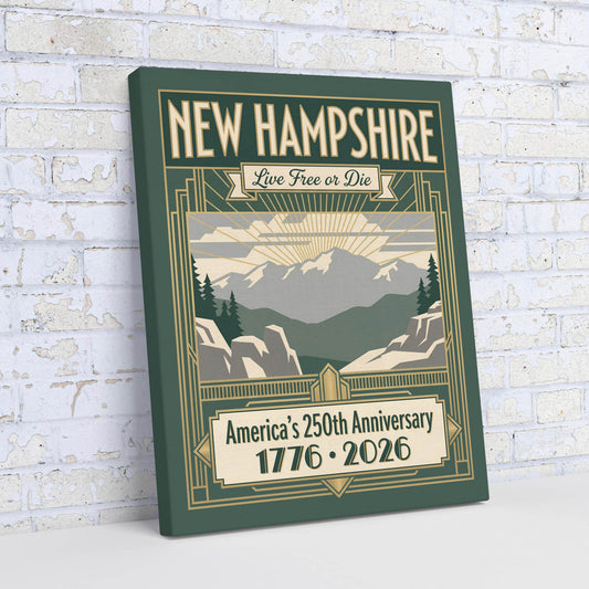 New Hampshire 250th Anniversary Canvas