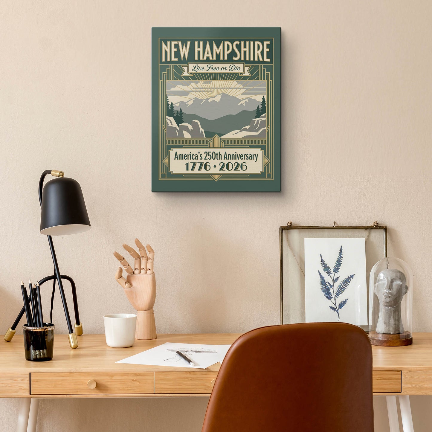 New Hampshire 250th Anniversary Canvas