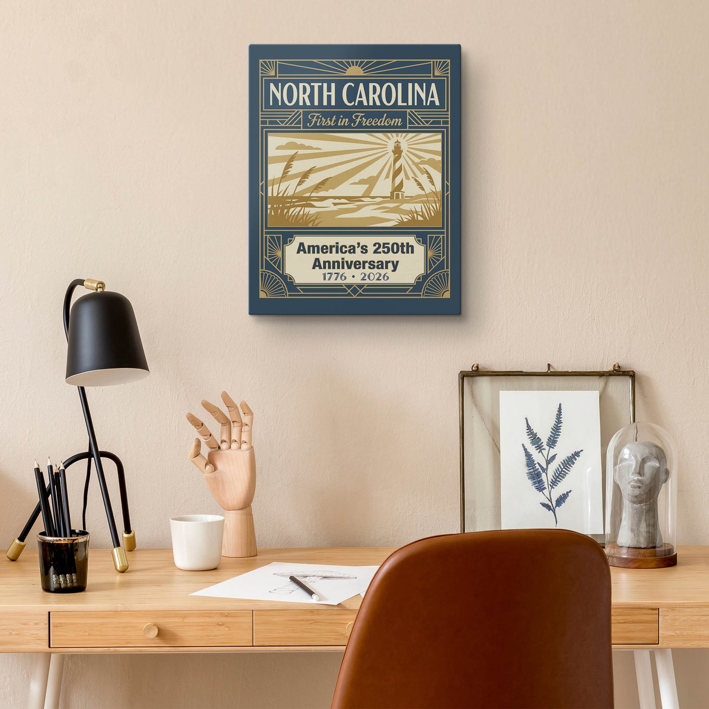 North Carolina 250th Anniversary Canvas