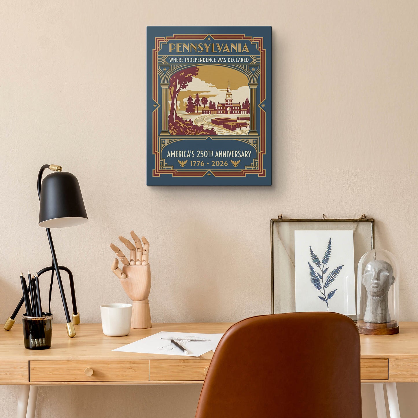 Pennsylvania 250th Anniversary Canvas