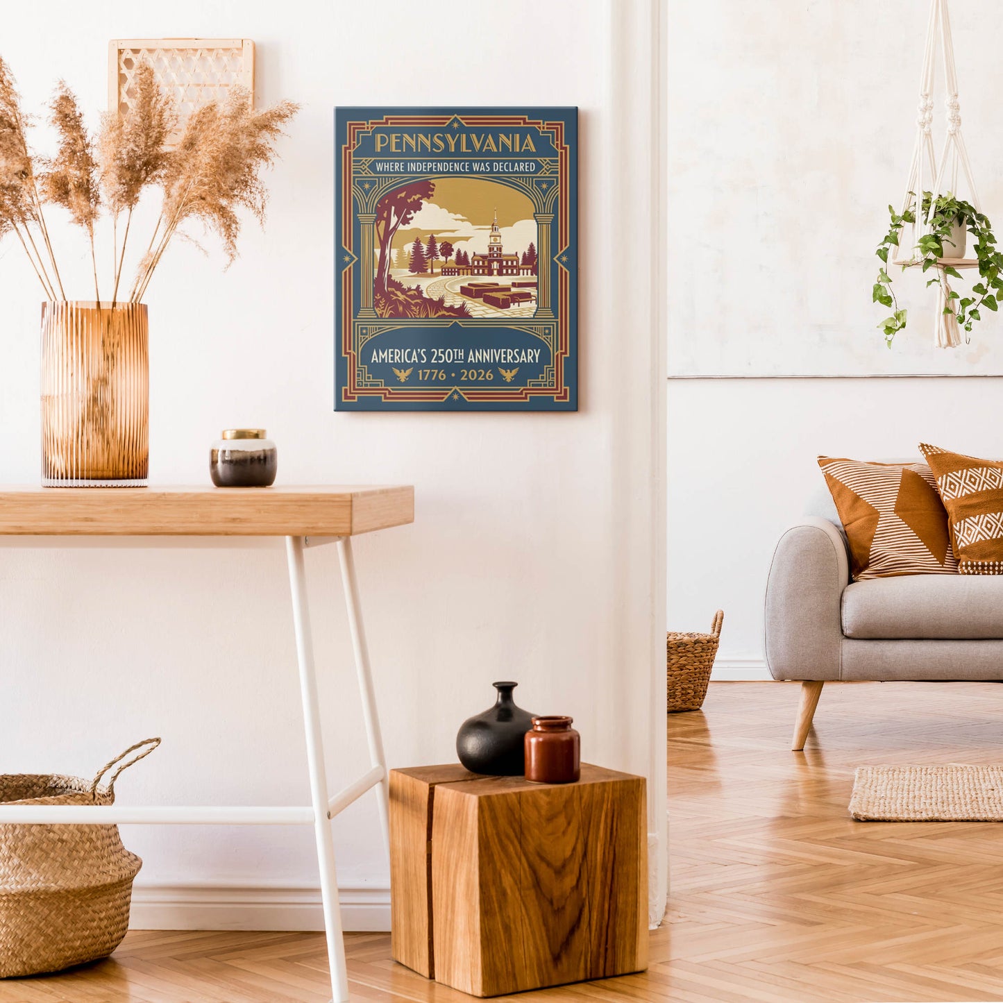 Pennsylvania 250th Anniversary Canvas