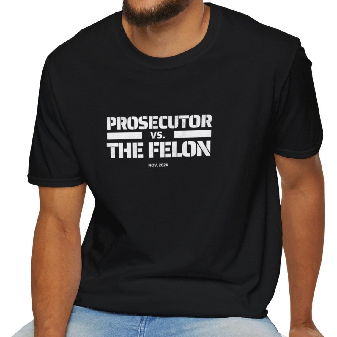 Kamala Harris Prosecutor vs Felon Trump 2024 T-Shirt Madam President