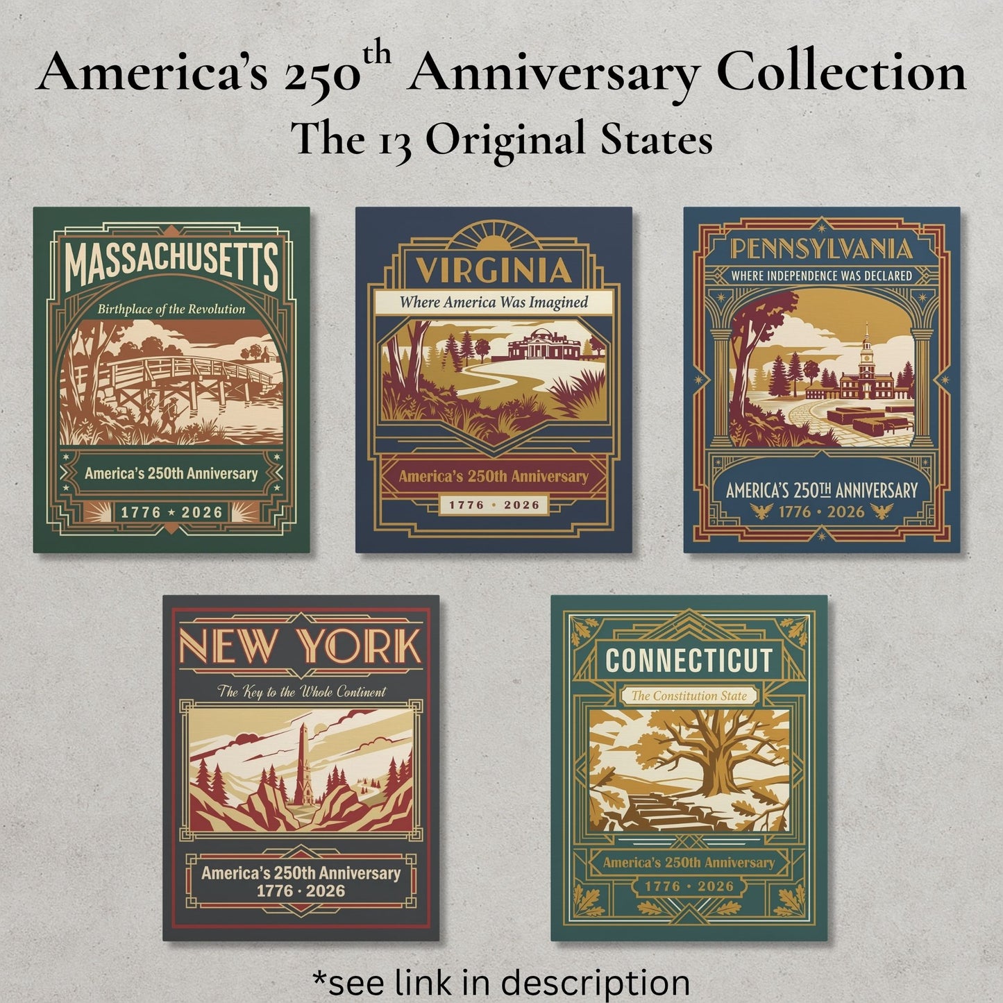 Delaware 250th Anniversary Canvas