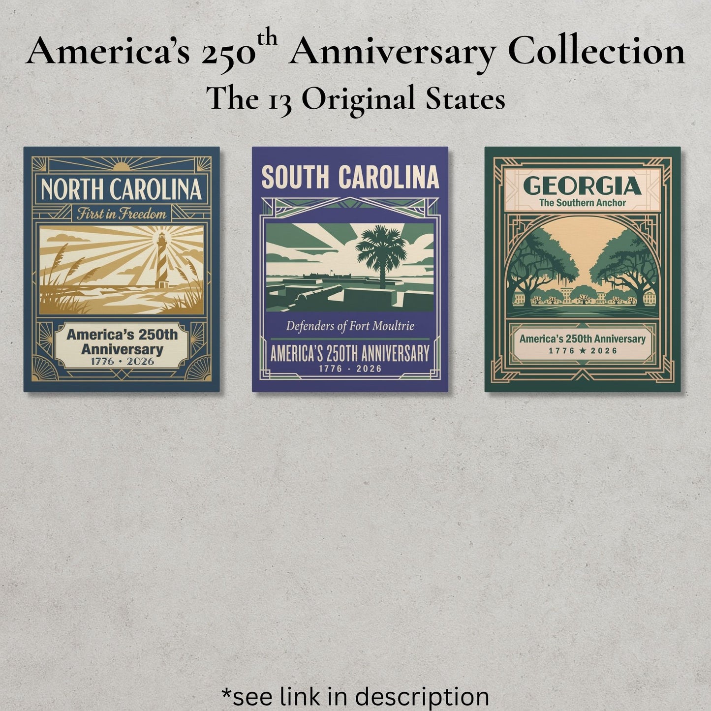 Maryland 250th Anniversary Canvas
