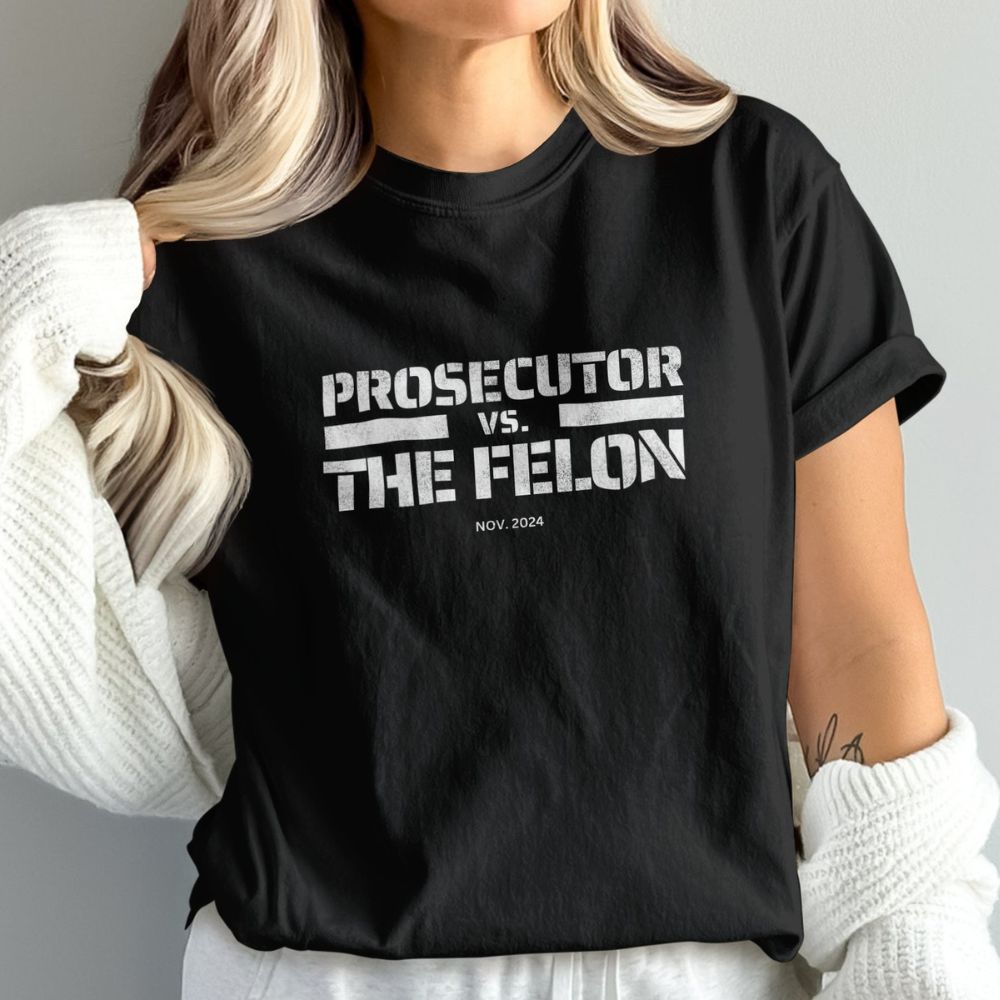 Kamala Harris Prosecutor vs Felon Trump 2024 T-Shirt Madam President