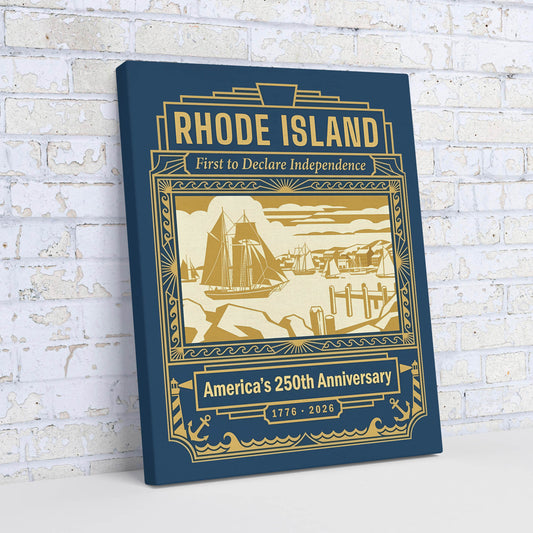 Rhode Island 250th Anniversary Canvas