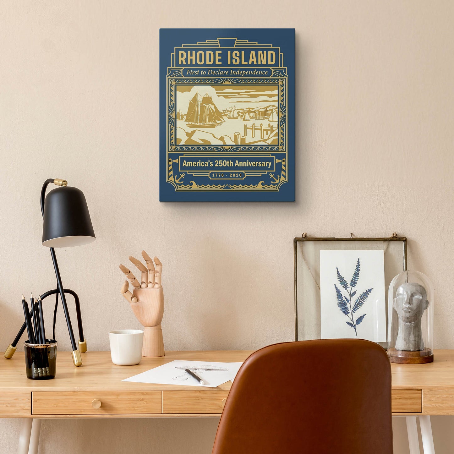 Rhode Island 250th Anniversary Canvas