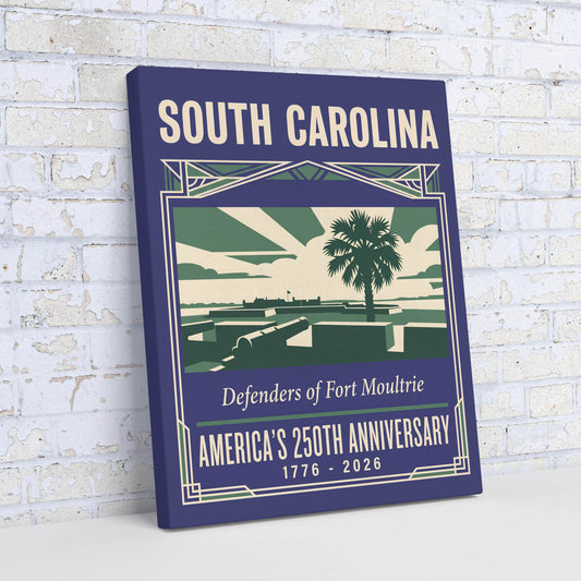 South Carolina 250th Anniversary Canvas