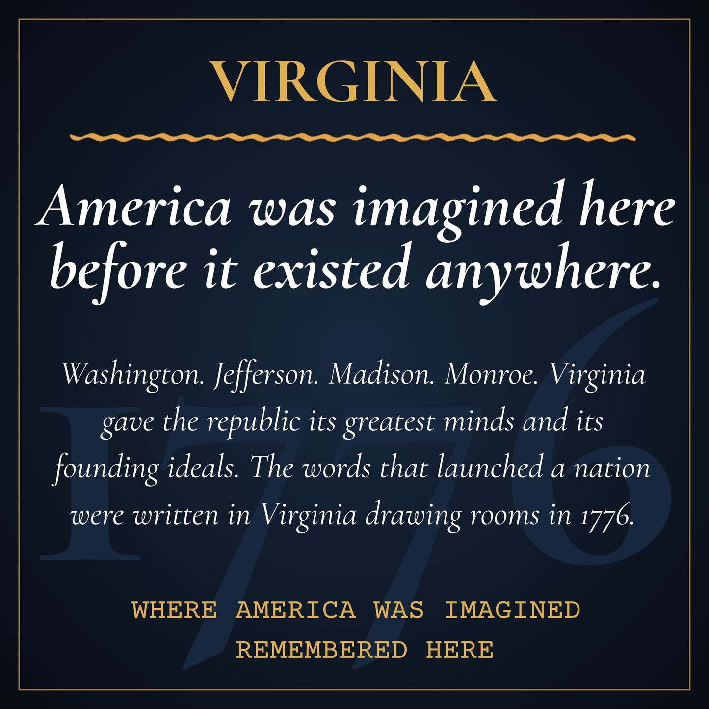 Virginia 250th Anniversary Canvas