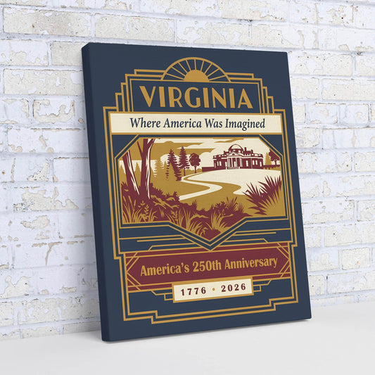 Virginia 250th Anniversary Canvas