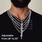 To My Man Cuban Link Chain & Engraved Cross