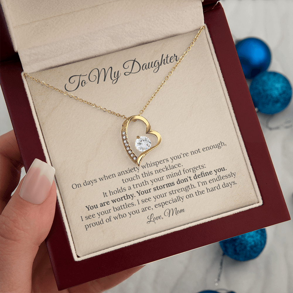 To Daughter "Anxiety Lies" Necklace