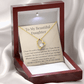 To My Daughter 'Silent Battles' Necklace Gift from Mom - Strength & Support Card - Anxiety Relief Jewelry for Her