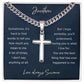 Personalized Cuban Link Chain & Engraved Cross | Best Thing