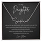 Encouragement Gift To Daughter from Mom-Signature Name Necklace