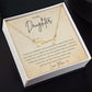 To My Daughter From Mom Personalized Signature Name Necklace