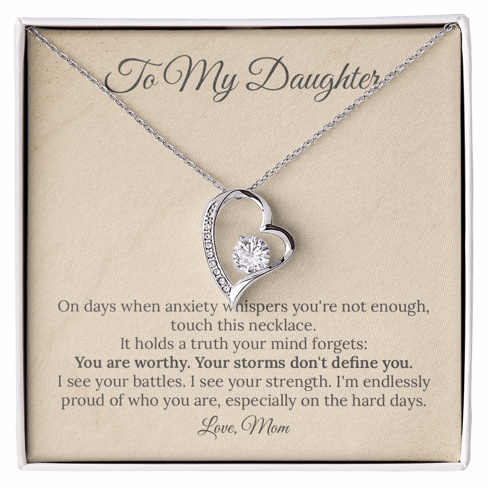 To Daughter "Anxiety Lies" Necklace