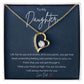 Encouragement Gift To Daughter from Dad-Forever Love Necklace