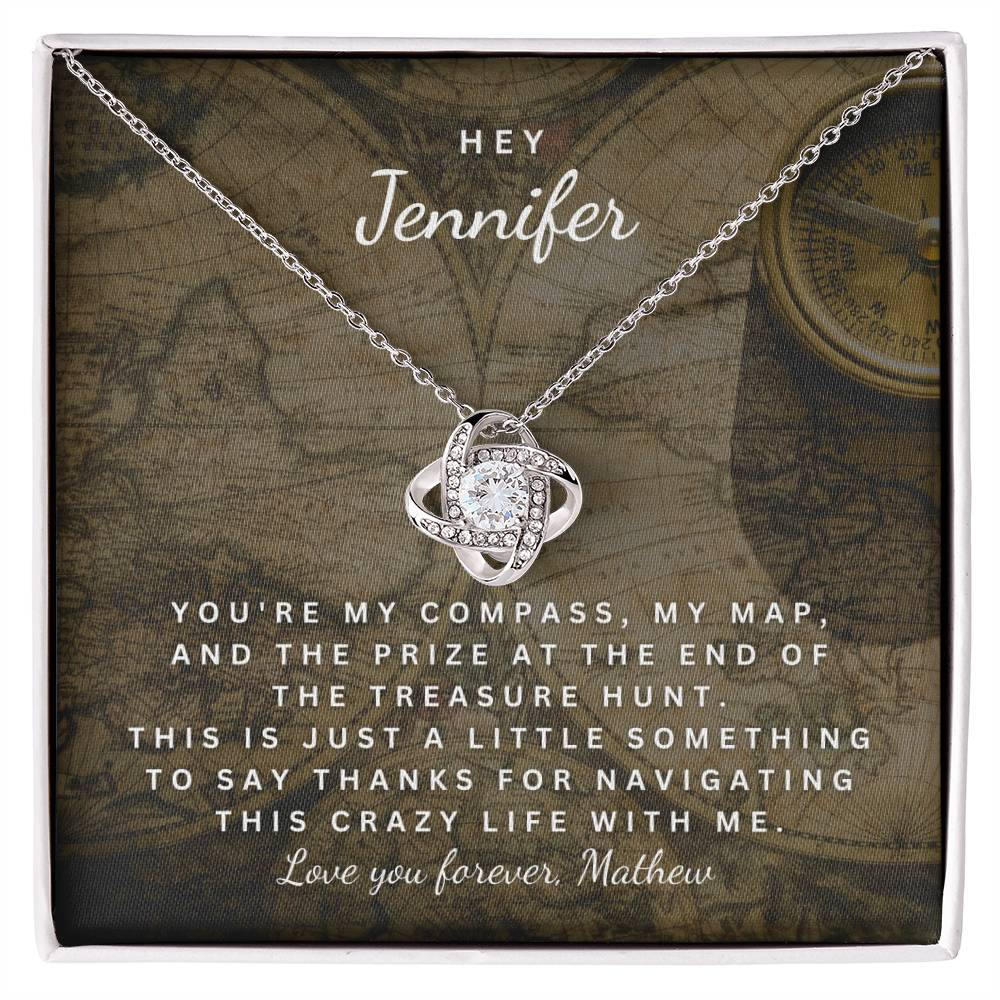 Love Knot Necklace for Wife/Girlfriend - My Compass