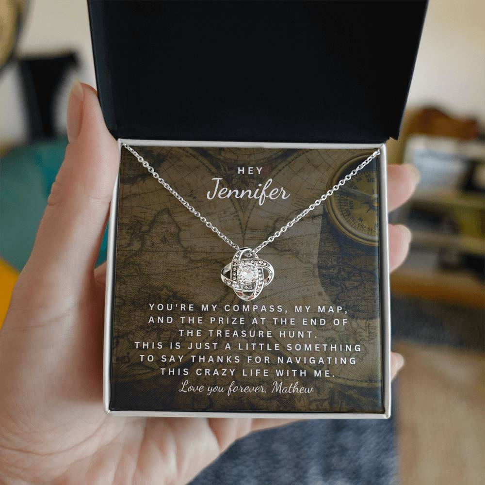 Love Knot Necklace for Wife/Girlfriend - My Compass