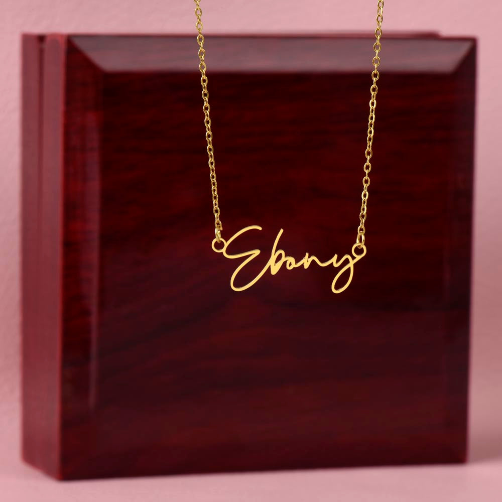 Personalized Cursive Name Necklace-The Best Thing