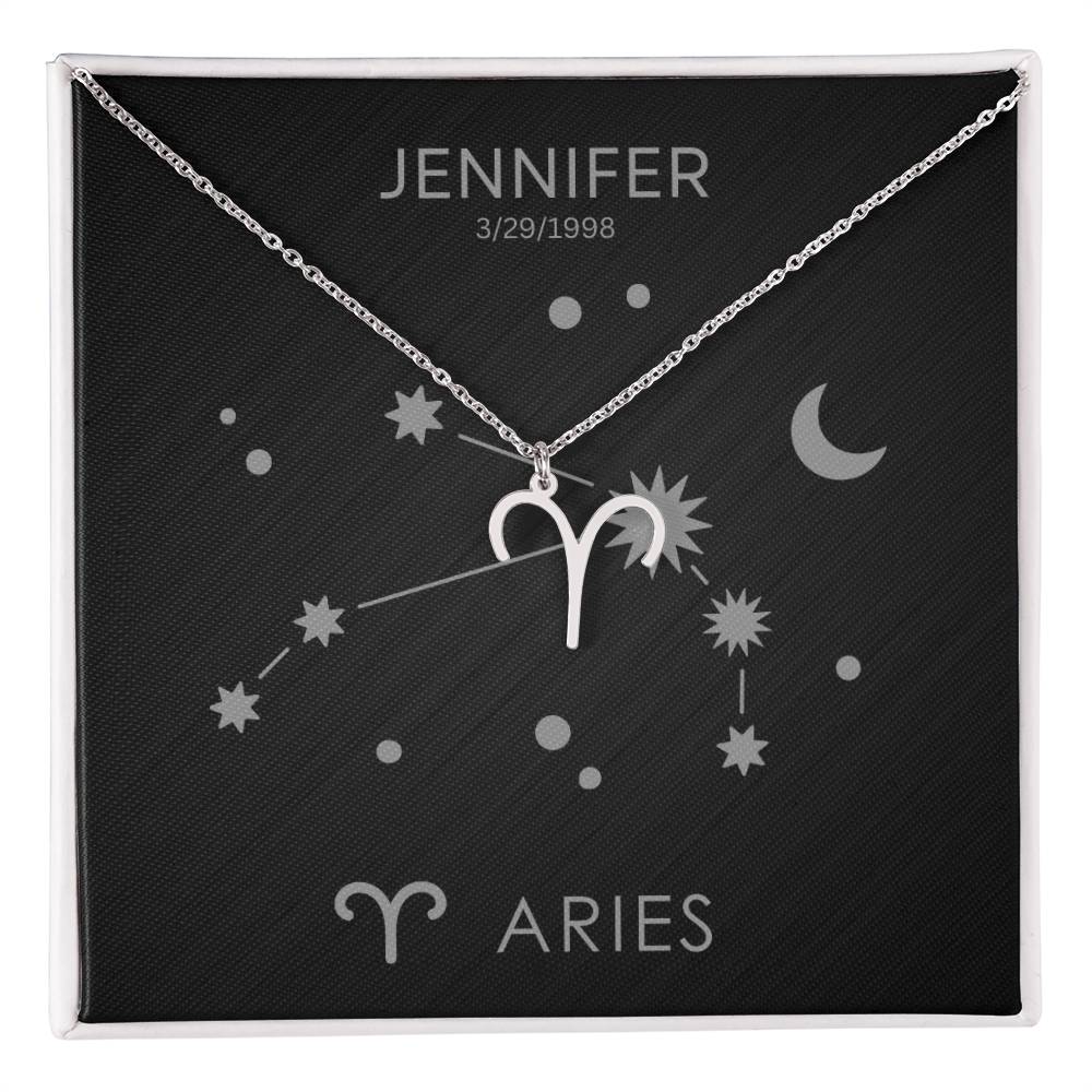 Aries Zodiac Necklace