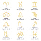 Taurus Zodiac Necklace
