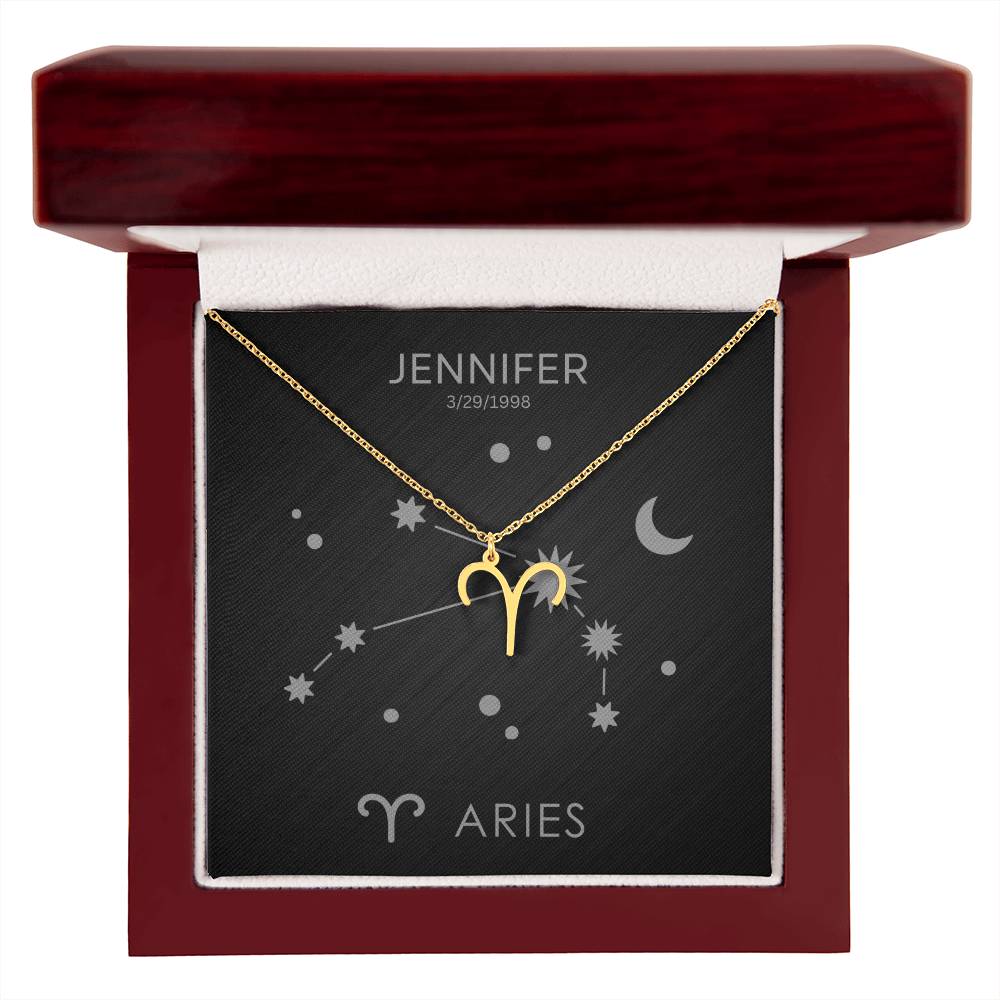 Aries Zodiac Necklace