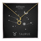 Taurus Zodiac Necklace