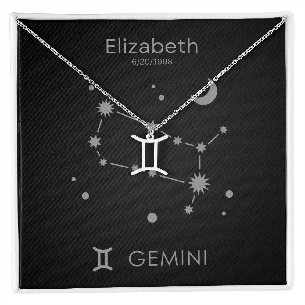 Gemini Zodiac Necklace