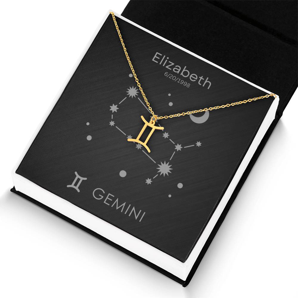 Gemini Zodiac Necklace