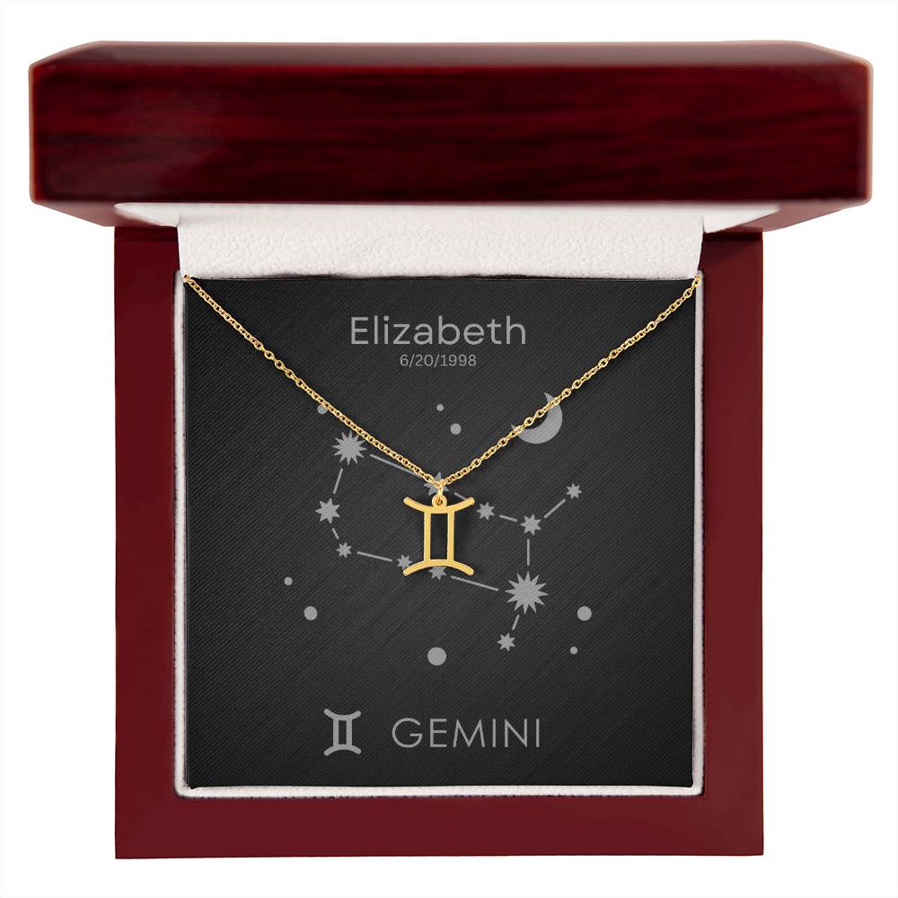 Gemini Zodiac Necklace