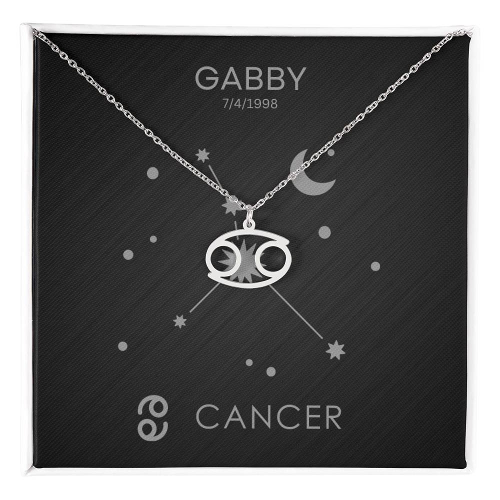 Cancer Zodiac Necklace