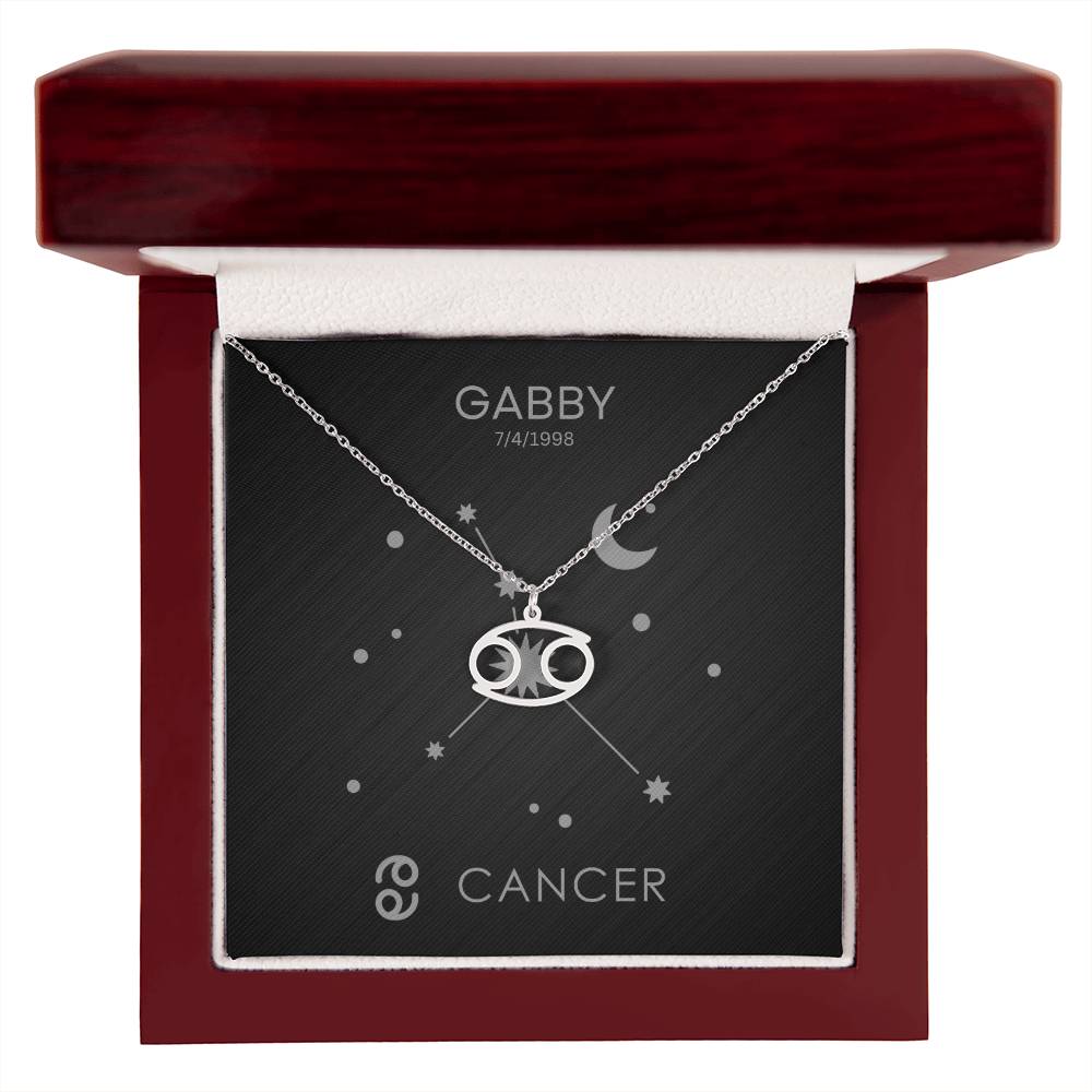 Cancer Zodiac Necklace